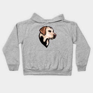 Labrador Portrait Drawing Kids Hoodie